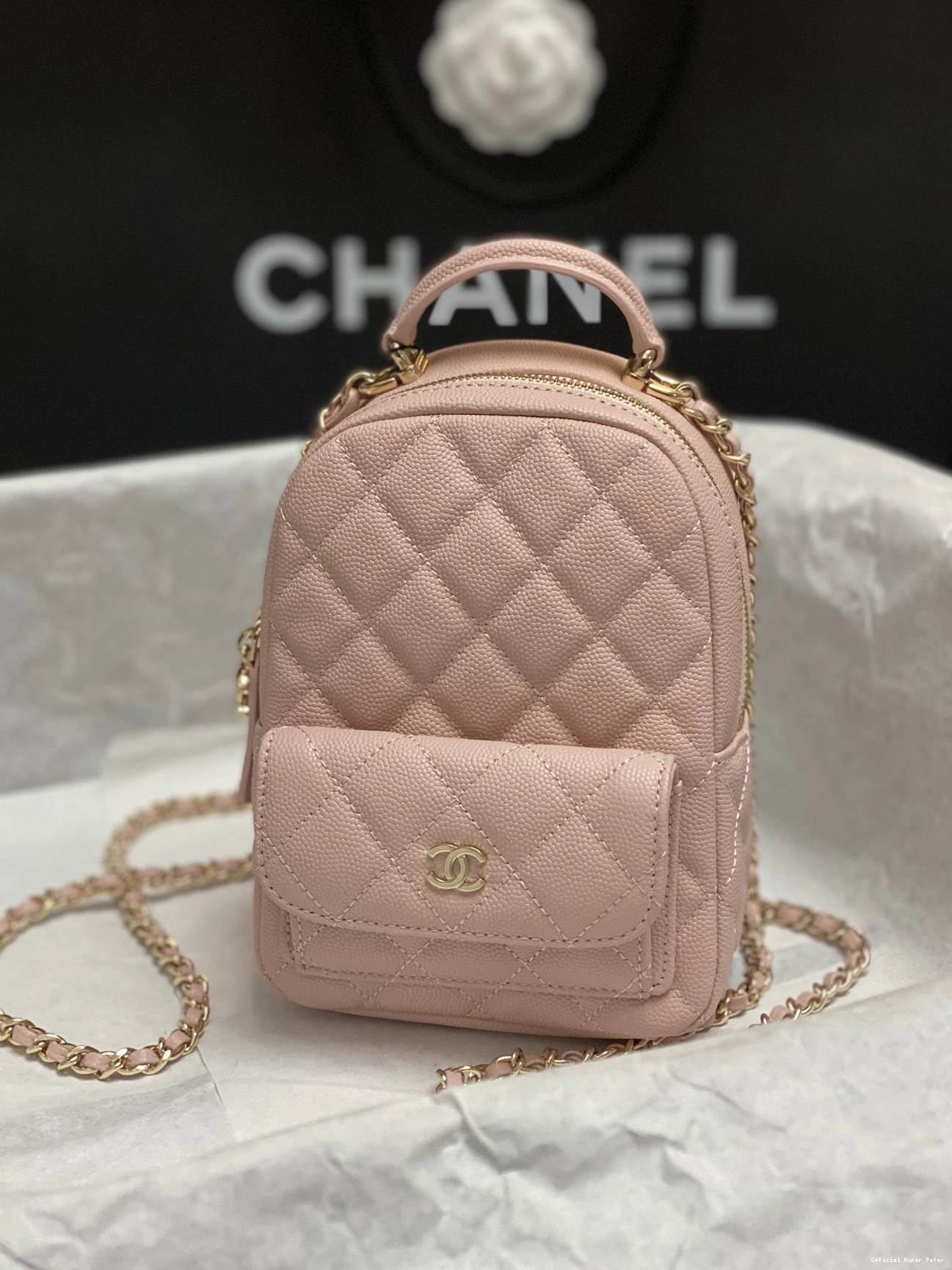 Hyper Peter CHANEL BACKPACK 0814